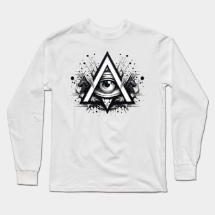 Illuminati eye Long Sleeve T-Shirt